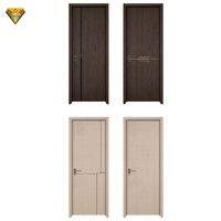Design Moderne Bois Massif & Acier Maître Double Portes Surface Finie pour Hôtels-Vente en Gros en Usine à Bas Prix