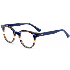 2025 Sang Trọng Đầy Màu Sắc Vòng Đinh Tán Kính Mắt Khung Kính Chất Lượng Cao Handmade Acetate <span class=keywords><strong>Men</strong></span> Khung Quang - Product Image 4