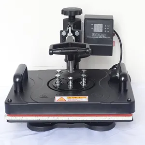 5-in-1 multifunctional combined machine Easy to operate combo heat press machine for fabric T-shirt printing