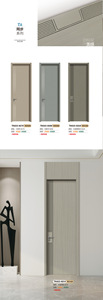 Puerta de MDF Moderna para Interiores, Superficie Acabada, Apertura Manual, Diseño con Aislamiento Acústico - Product Image 6