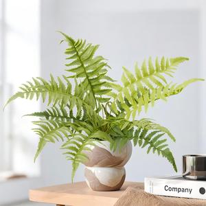 Foglie di <span class=keywords><strong>Felce</strong></span> Artificiali, Steli Verdi Finti, Fogliame Realistico, Piante in Plastica per Decorazione Casa, Ufficio e Giardino, Vendita all'Ingrosso - Product Image 4