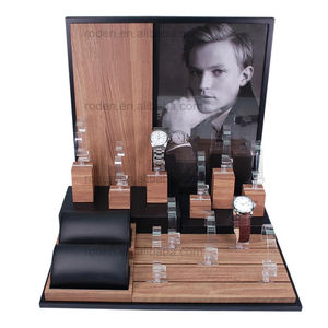 Exhibidor de Relojes de Lujo Personalizado, Exhibidor de Relojes de Madera Maciza, Exhibidor de Relojes Tipo C para Mostradores de Tiendas y Hogar - Product Image 2