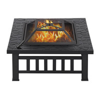 Ensemble de canapé de jardin carré 4 places en céramique insert supérieur gaz foyer extérieur portable sans fumée patio extérieur hexagone pierre naturelle