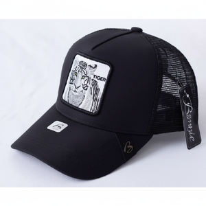 Cappello Trucker con Ricamo Tigre, Regolabile, Unisex, Stile Street, Primavera-Estate, Casual, in Poliestere e Cotone, Traspirante e Impermeabile - Product Image 1