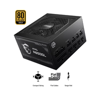 Orijinal MSI MAG A650GL PCIE5 ATX3.0 Tam Modüler 80 PLUS Gold ATX 3.1&PCIe 5.1 Düşük Gürültülü Bilgisayar Masaüstü İçin PSU