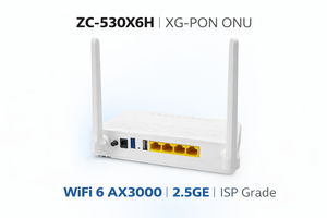 Wholesale Ultra Speed ZIKUN ZC-530X6H AX3000 WiFi6 Mesh ONU 1*2.5GE+3GE+2USB XG-PON Fiber Gateway <b>Modem</b> Ready to ship - Product Image 5
