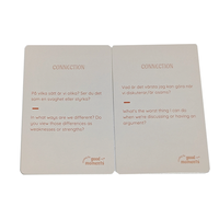 Jeu de cartes à boire impression personnalisée cartes de jeu de couple