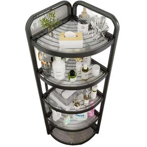 Soporte de pared moderno No requiere perforación Estante de almacenamiento de baño Estantes de esquina Estante de baño Organizador de caja de Ducha - Product Image 1