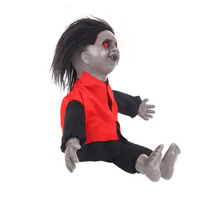 Decorazione della festa di Halloween con suono di luce raccapricciante spaventosa luce animata che scalcia il fantasma del bambino - Product Image 6