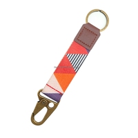 Lanyard Promocional Corto Personalizado con Logotipo Impreso en Serigrafía a Todo Color, Ecológico, Resistente al Agua, con Gancho de Poliéster