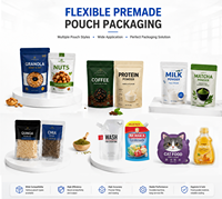 Hoge snelheid SUS304 huisdierenvoer rundvlees jerky gedroogd fruit voorgemaakte pouch doypack vul- en verzegelmachine in food grade kwaliteit
