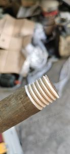 Yuvarlak demir diş ahşap bar diş paspas bar süpürge sopası diş ahşap soket makinesi, dokunarak makinesi, ahşap sap diş - Product Image 3