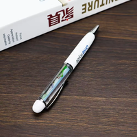 Flotteur Aqua flottant paillettes stylo personnalisé flotteur liquide sable minuterie sablier stylo nouveauté flottant Promotion stylo pour cadeaux