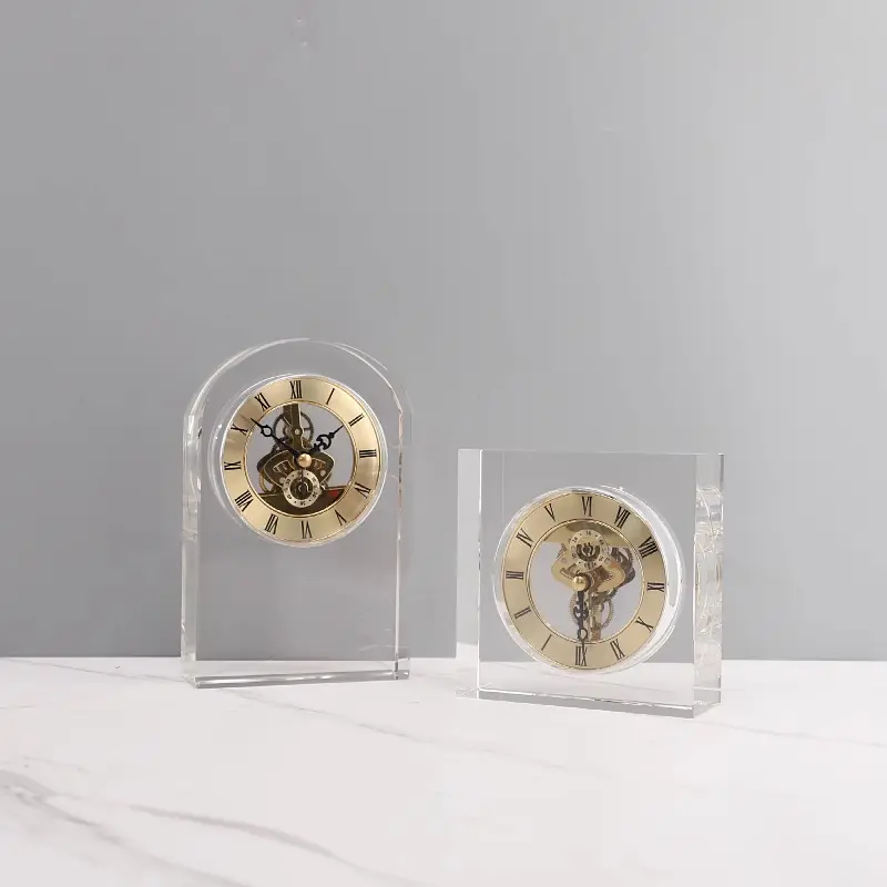 3D-часы с кристаллами