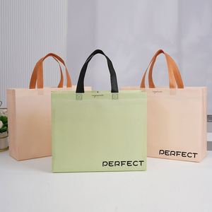 Nouveau sac de courses moderne en film laminé enduit non tissé, avec doubles poignées, pour magasin de vêtements pour enfants, sac écologique - Product Image 2