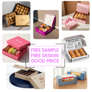 Cajas <span class=keywords><strong>de</strong></span> Embalaje para Pasteles, Donas, Sushi, Repostería y <span class=keywords><strong>Galletas</strong></span>, con Logotipo Creativo Personalizado, <span class=keywords><strong>de</strong></span> Grado Alimenticio, para Pequeñas Empresas - Product Image 6