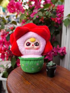 Pequeña caja ciega aleatoria de <span class=keywords><strong>Anime</strong></span>, cajas misteriosas para bebés, tres juguetes de peluche con lindos animales de peluche, tres pequeños diseños de flores - Product Image 2