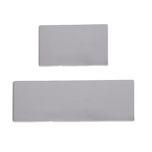 Juego de Alfombrillas de Cocina de PVC Rectangulares Antideslizantes, Resistentes al Aceite, Impermeables y Resistentes a las Manchas, Color Gris Ágata, Elegantes - Product Image 5