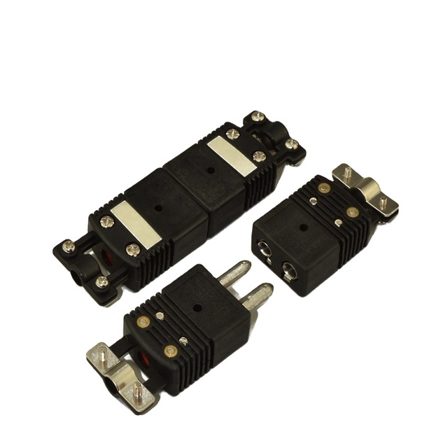 Industrial Mi E T J K Type Male Female Plug Temperature Thermocouple Connector