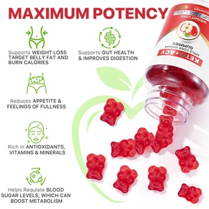Halal Healthcare Supply Keto Avc Custom Slim Gummy Candy, Gomitas para un Vientre Plano, Gomitas de Sidra de Manzana - Product Image 2