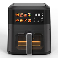Vente directe usine – Friteuse à air intelligente 4L – Promotion – Appareil de cuisine économe en énergie – Écran tactile numérique – Friteuse à air numérique sans huile