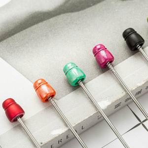 Gradient Beadable Ballpoint <b>Pens</b>, Black Ink for DIY and Personalized <b>Pen</b> Decorations, School & Office Supplies - Product Image 3