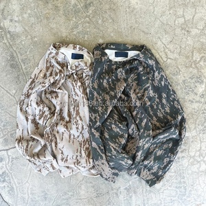 Custom Clothing Camouflage <b>Waffle</b> Knit Long Sleeve <b>Shirts</b> High Quality Drop Shoulder <b>Shirts</b> Thermal <b>Waffle</b> Knit Long Sleeve - Product Image 1