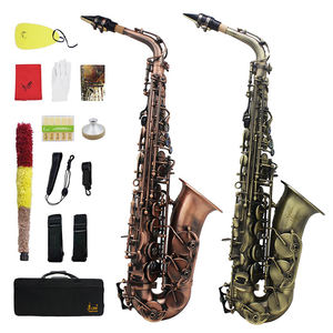 <span class=keywords><strong>SLADE</strong></span> Eb types cyan-bleu rouge Imiter classique style antique <span class=keywords><strong>alto</strong></span> ténor <span class=keywords><strong>saxophone</strong></span> instrument professionnel avec étui sac - Product Image 1