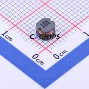 CD43-101M 100UH ตัวเหนี่ยวนำไฟฟ้าแบบ SMD,4.5x4 มม. ( ค่าความเหนี่ยวนำ: )( ความแม่นยำ: 20% กระแสไฟฟ้าที่กำหนด: 410mA ) - Product Image 1