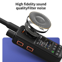 Walkie Talkie Portátil Maycall 4G con Bocina Potente, Compatible con Llamadas Individuales, Intercomunicador Inalámbrico y USB C, Alcance de 5000 km