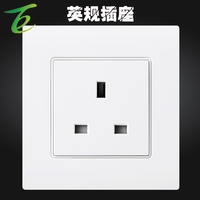 British Hong Kong et Hong Kong Edition Plug-in Su 86 British Singapore Dubai Socket Panel British Standard Socket 13a
