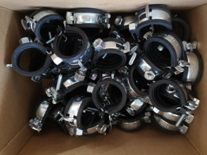 Factory Direct Sale One Side Screw Zinc Plated Heavy Duty Pipe <b>Clamps</b> With Nut - Product Image 5