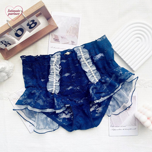 Culottes en coton à volants, mignonnes et adorables, style princesse japonaise, haute élasticité, respirantes, sexy, sous-vêtements pour femmes - Product Image 5