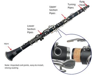 Nuevas tendencias Instrumentos Alemán G Clave <span class=keywords><strong>Soprano</strong></span> Examen Blackwinds <span class=keywords><strong>Clarinete</strong></span> - Product Image 2