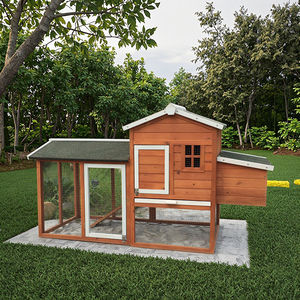 SDC021 SHUNDA 環境に優しい屋外用木製鶏小屋（中型ペット用、鶏用、庭用） - Product Image 4