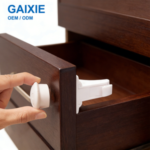 Gaixie Factory Customized Plastic Magnetic <strong>Lock</strong> Set <strong>for</strong> <strong>Cupboard</strong> and Cabinet Doors 3M Adjustable Baby-Proof Safety <strong>Lock</strong> - Product Image 1