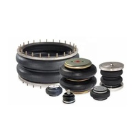 Isolateur de vibrations pneumatique à soufflets en caoutchouc simple/double/triple plis pour équipement industriel