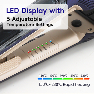 Lisseur de cheveux infrarouge à vapeur rapide avec chauffage PTC de qualité professionnelle KangRoad Factory - Product Image 5