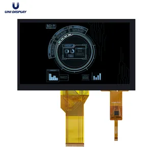 ЖК-дисплей UNI 7 "800x480 TFT, 7-дюймовый ЖК-дисплей с проекционным емкостным сенсорным экраном для промышленного использования