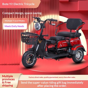 Nouveau modèle de tricycle électrique standard national, mini-<span class=keywords><strong>scooter</strong></span> électrique d'assistance pour adultes, idéal pour le transport familial et les trajets domicile-école des enfants - Product Image 2
