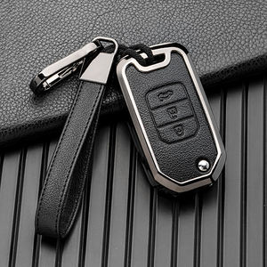 Siver Gunmetal สีดำน้ำตาลเหมาะสำหรับ Honda CIVIC <span class=keywords><strong>2022</strong></span>,เคสกุญแจรถยนต์แบบโลหะรวมทุ<span class=keywords><strong>ก</strong></span>อย่าง - Product Image 4