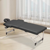 Table de massage professionnelle portable, camillas de masajes, lit de spa pliable, lit de tatouage, hauteur réglable, pieds en aluminium, lit de massage de spa