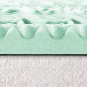 Colchón de espuma PU de 7 zonas, cama doble, tamaño Queen, té verde - Product Image 5