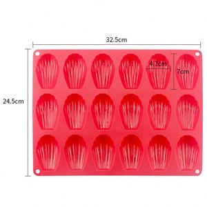 Wholesale Bakeware Kitchen Cute Utensils Accessories <b>Tools</b> Food Grade Polymer Clay <b>Silicone</b> Shell Cake <b>Silicone</b> Baking Pan Mold - Product Image 3