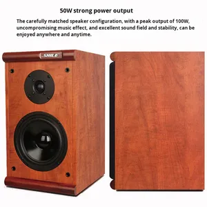 SHILE HF-6 AV-24 SH-11 <strong>Professional</strong> Home Theater KTV Audio Set Bookshelf <strong>Speaker</strong> with Wireless Microphone Support Display Screen - Product Image 5