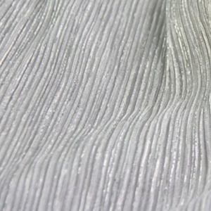 Sapphire màu xanh phản chiếu thay đổi màu sắc kim loại nhăn sân khấu Thời Trang Lưới vải cho cô gái trượt lụa nhăn nheo - Product Image 6