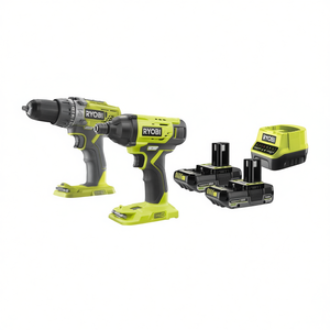 Kit de Taladro Atornillador Inalámbrico Ryobi de 18V con 2 Baterías - Product Image 2