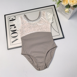 Leotardo de Ballet de terciopelo de nailon profesional Ropa de baile de entrenamiento popular para entusiastas del baile - Product Image 3