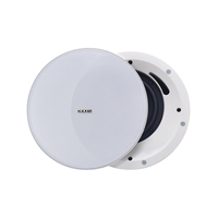 Haut-parleur de plafond coaxial actif PoE++ DEKEN FIT CS6CL(AES67) 6,5 pouces, 60W, audio réseau Dante AES67, enceinte encastrée au plafond