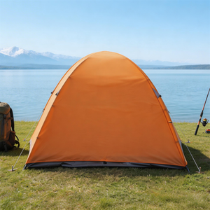 Tente <span class=keywords><strong>de</strong></span> <span class=keywords><strong>camping</strong></span> familiale légère, facile à monter, imperméable, résistante au vent, avec vestibule, <span class=keywords><strong>pour</strong></span> la randonnée en plein air, les voyages, le trekking, les pique-niques - Product Image 4